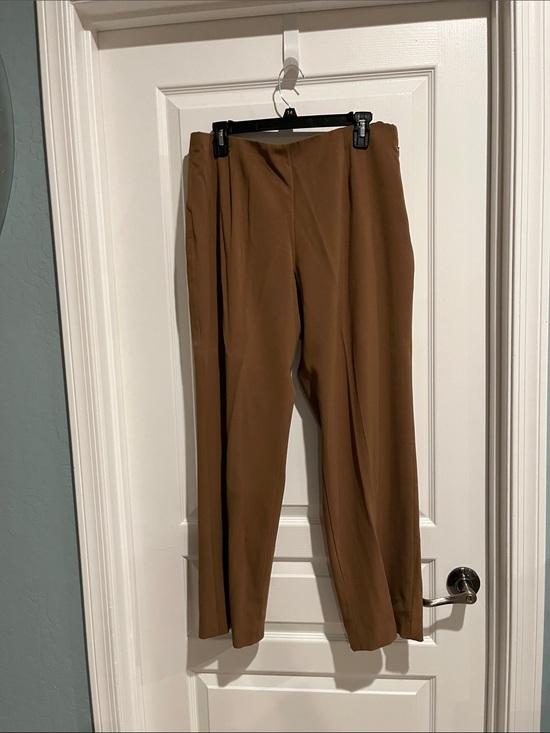 Coldwater Creek Pants - Coldwater Creek Men's Brown Straight-Leg Dress Pants